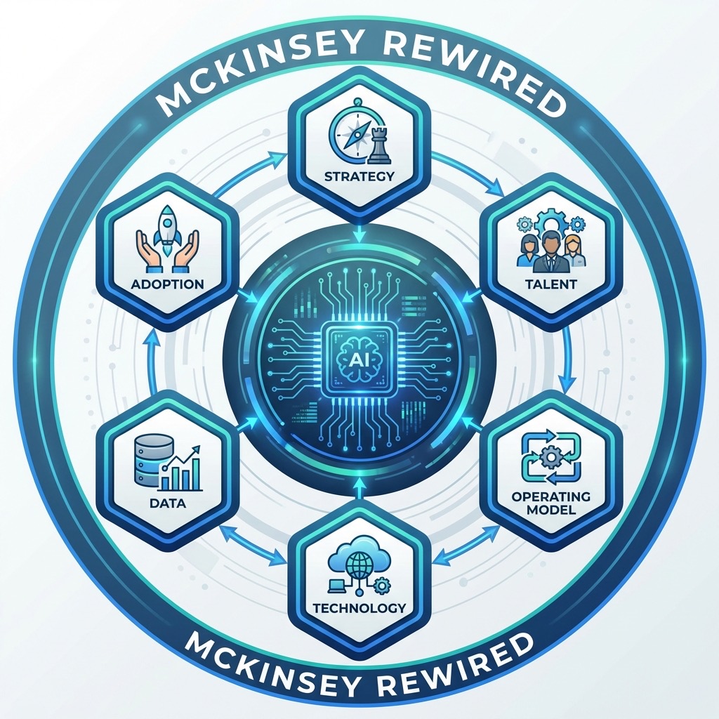 McKinsey Rewired Framework Infographic