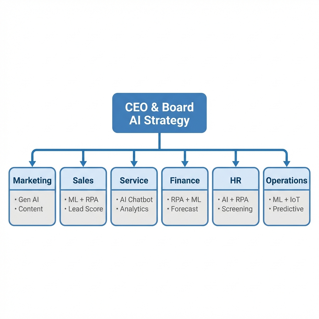 CEO AI Strategy Diagram
