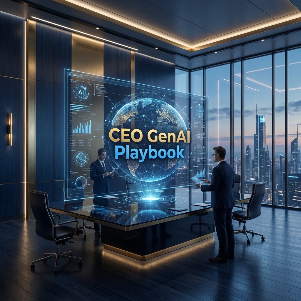 CEO Playbook for GenAI: คู่มือสร้าง AI-First Organization ฉบับสมบูรณ์ 2025