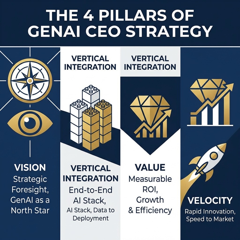CEO GenAI 4 Pillars Framework