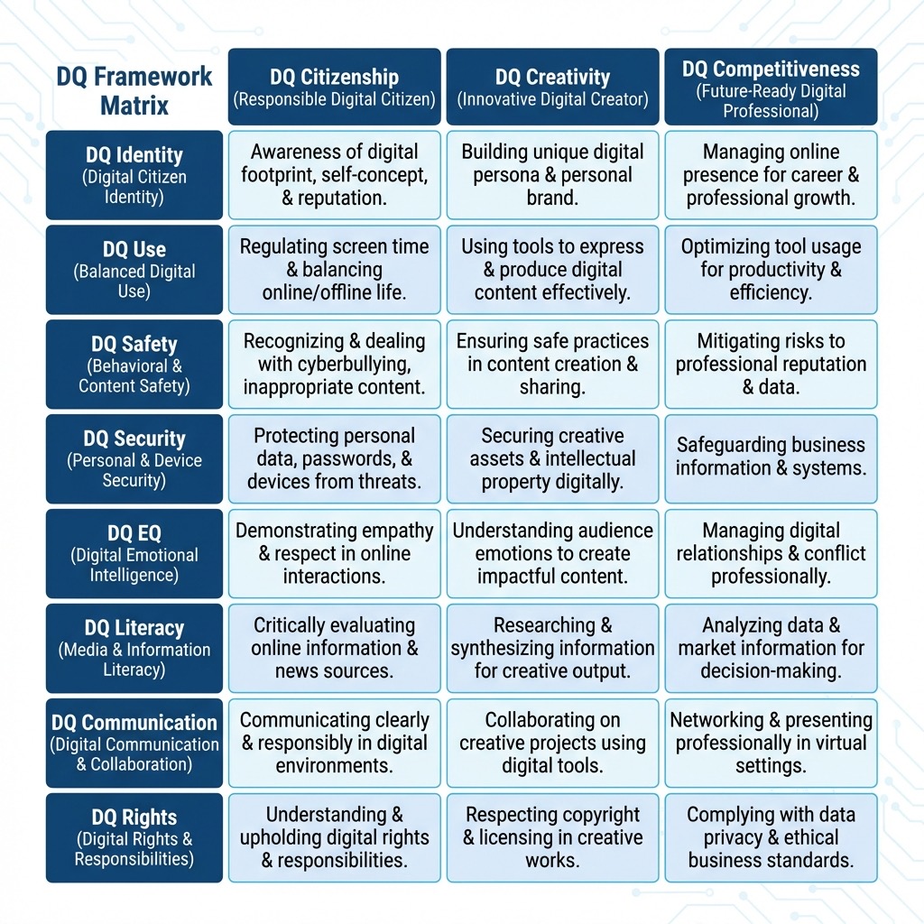 DQ Framework Matrix