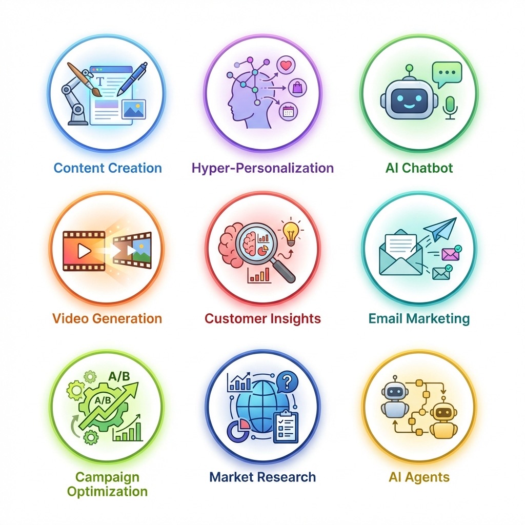 10 GenAI CMO Use Cases Infographic