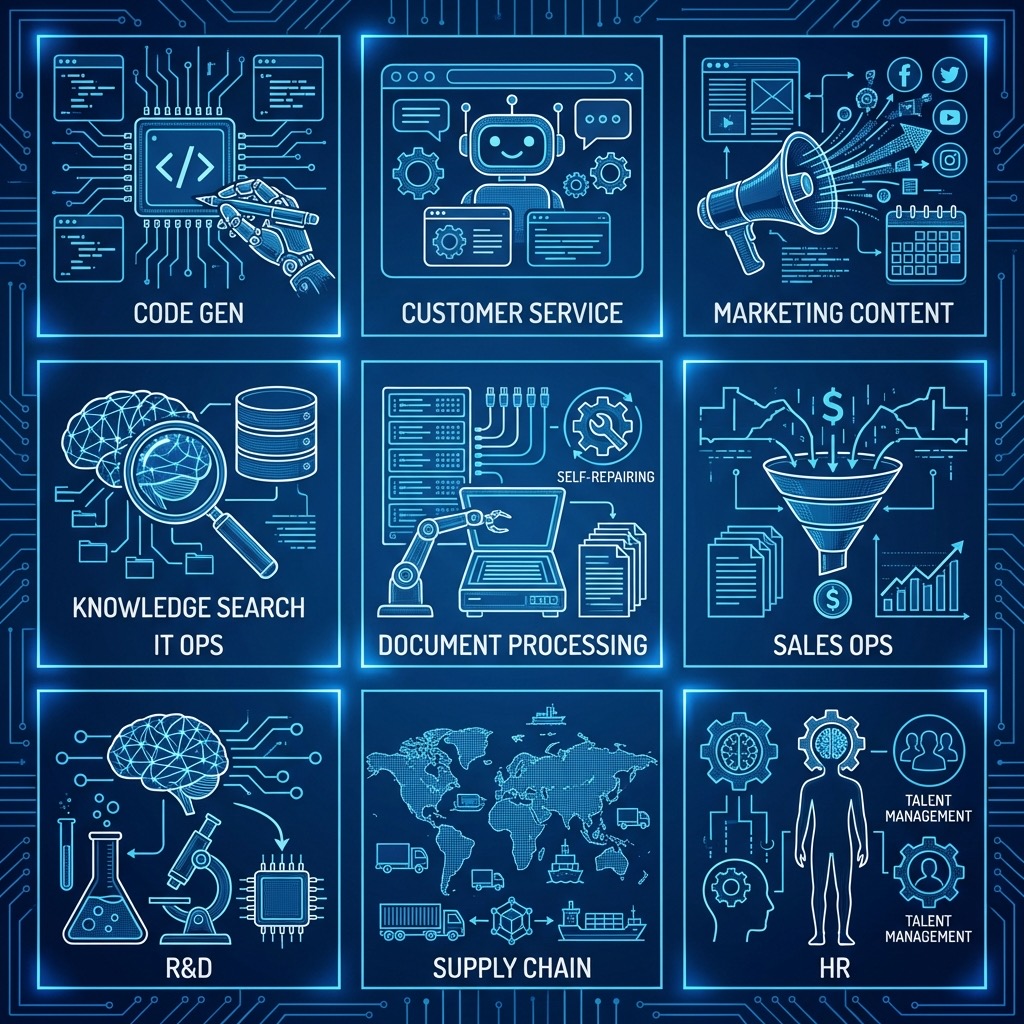 10 CTO GenAI Use Cases Grid