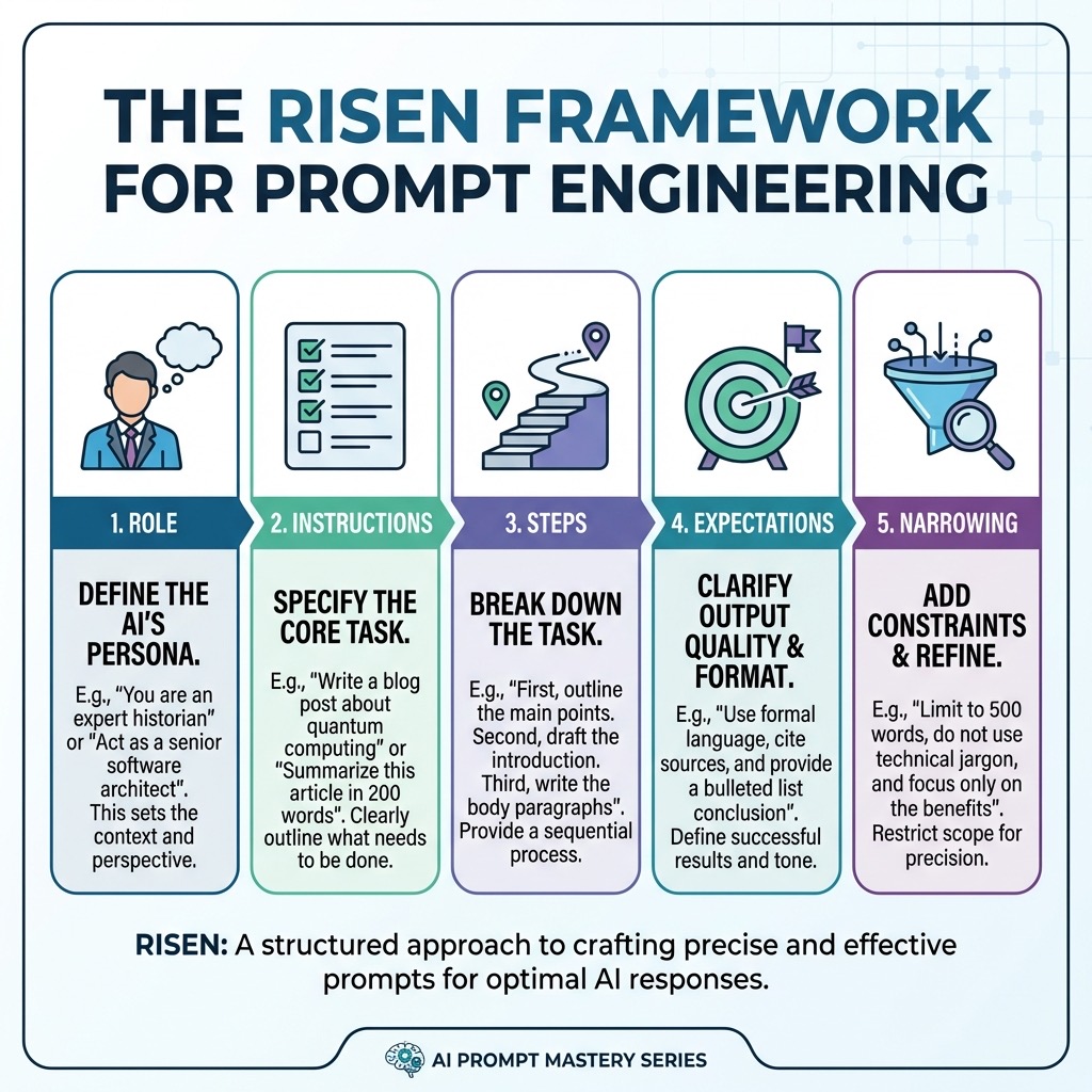 RISEN Framework for Prompt Engineering
