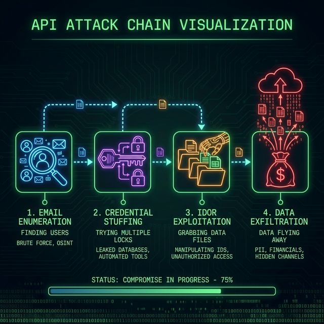 API Attack Chain Flow