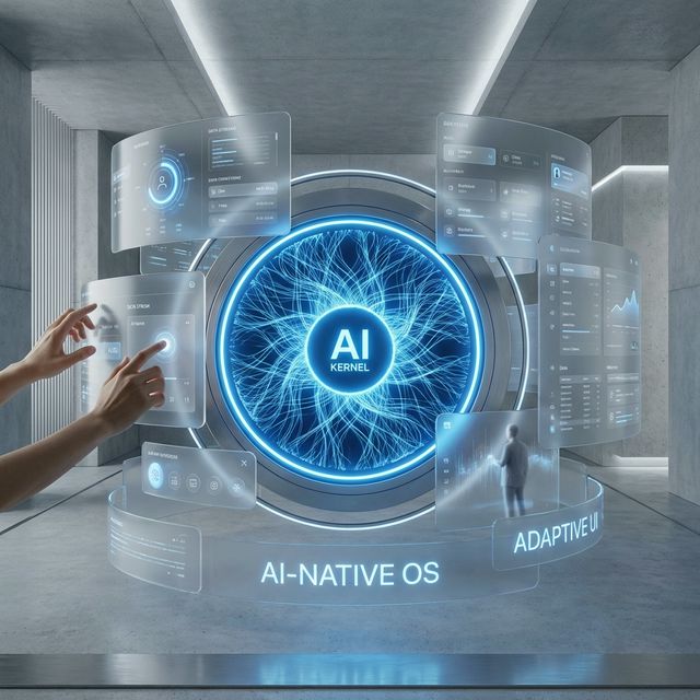 สถาปัตยกรรม AI-Native OS ที่มี AI เป็นแกนหลักของระบบ