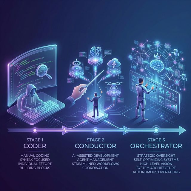วิวัฒนาการของบทบาท Developer: จาก Coder สู่ Orchestrator