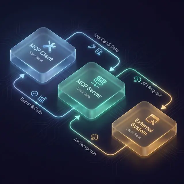 แผนภาพสถาปัตยกรรม MCP Client-Server