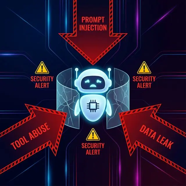 แผนภาพภัยคุกคามและความเสี่ยงของ AI Agent