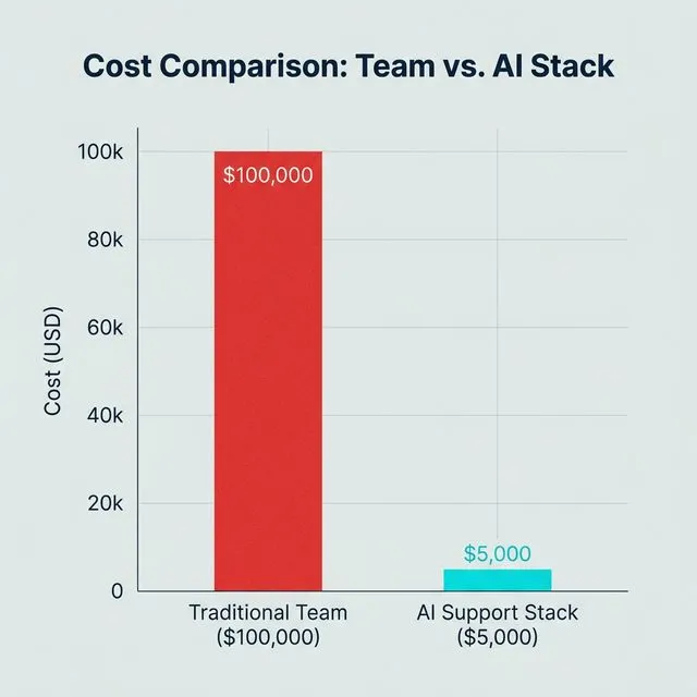 Cost Comparison AI vs Human
