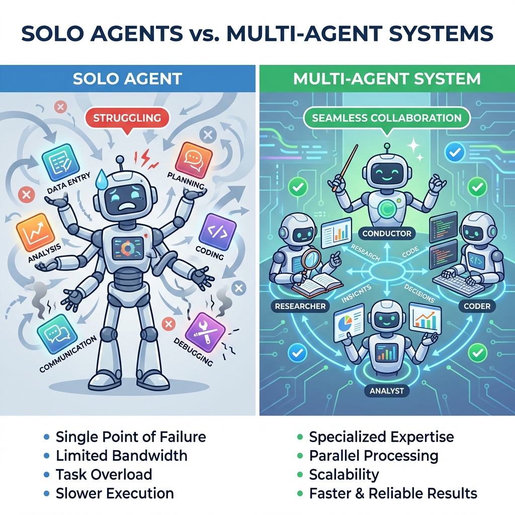Solo Agents vs Multi-Agent Systems
