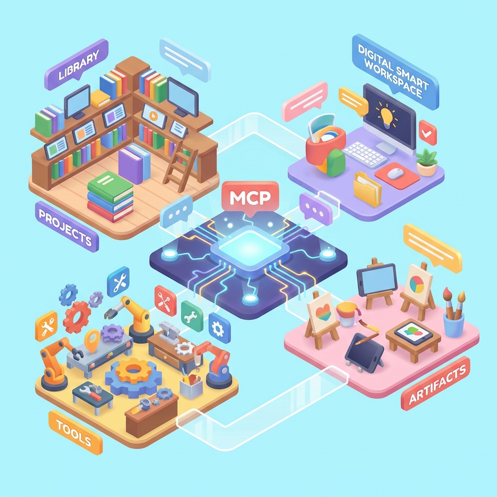 รู้จัก Claude Ecosystem: Project, Skills, MCP, Tools, Code, Cowork และ Artifacts อธิบายให้เด็ก ม.ปลาย เข้าใจ